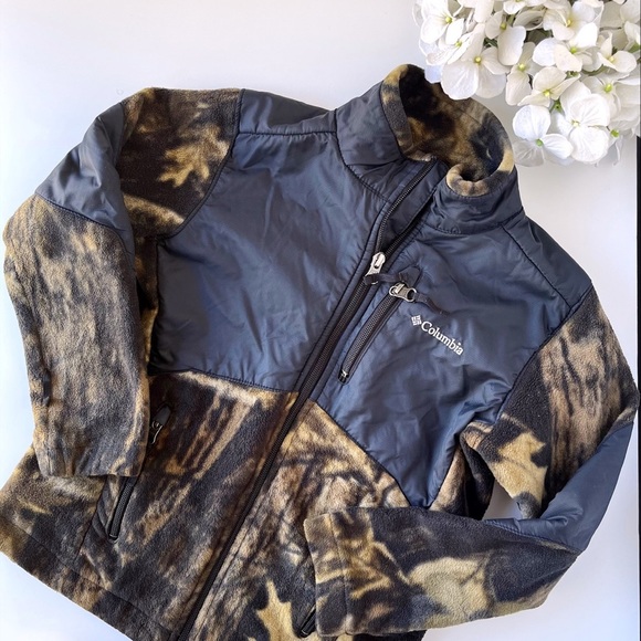 Champion Boys Camouflage Fleece Jacket - Picture 1 of 7